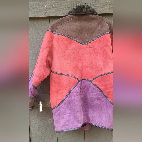 Vintage Multi-Colour Sheepskin Jacket - Picture 12 of 15